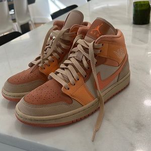 Orange Air Jordans